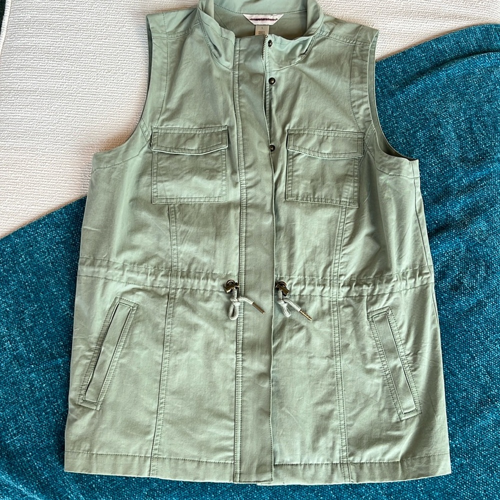 Christopher Banks Zippered Vest Size Large